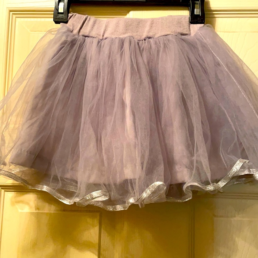 Girl’s gray tutu by Paulinie Collection